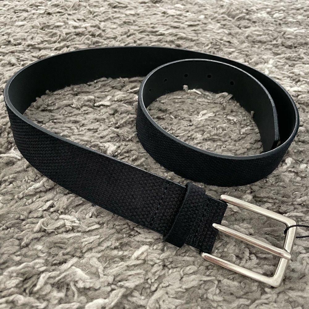 NWT Zara Embossed Men’s Leather Belt